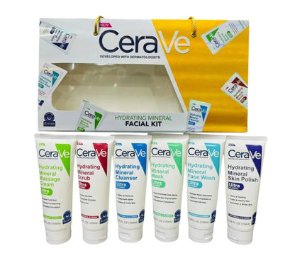 CeraVe Hydrating Mineral Facial Kit – Complete Skincare for Hydration & Renewal